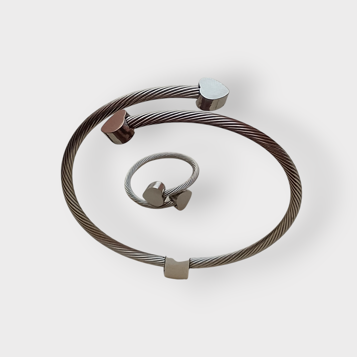 Adjustable Bracelet with Ring