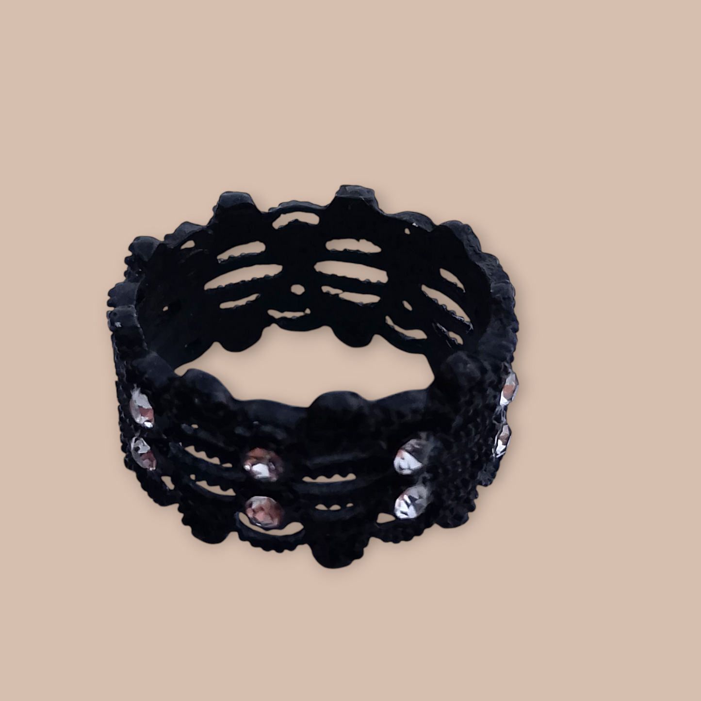 "Trendy 11-Piece Challa Rings – Mixed Metal Tones (Gold, Copper, Black) for Girls & Women"