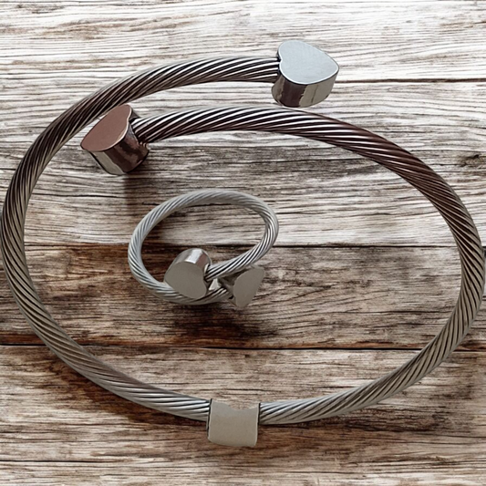 Adjustable Bracelet with Ring